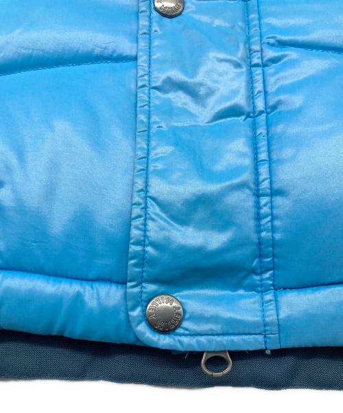 MILLET（ミレー）MILLET (ミレー) レトロダウンベスト スカイブルー サイズ:	SIZE J:Mの古着・服飾アイテム