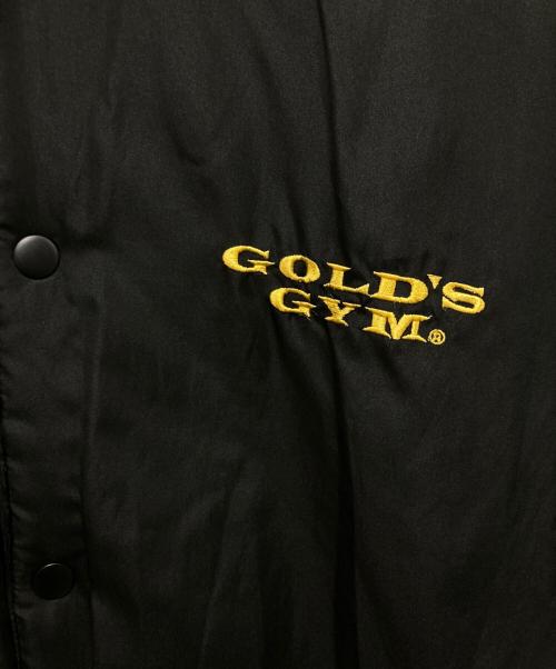 GOLD'S GYM（ゴールドジム）GOLD'S GYM (ゴールドジム) 袖レザースタジャン ブラック サイズ:Mの古着・服飾アイテム