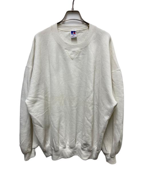 RUSSELL ATHLETIC（ラッセルアスレチック）RUSSELL ATHLETIC (ラッセルアスレチック) 90s 前Vスウェット ホワイト サイズ:	SIZE XXLの古着・服飾アイテム