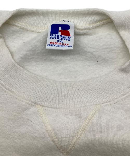 RUSSELL ATHLETIC（ラッセルアスレチック）RUSSELL ATHLETIC (ラッセルアスレチック) 90s 前Vスウェット ホワイト サイズ:	SIZE XXLの古着・服飾アイテム