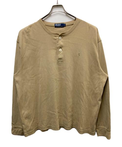 POLO RALPH LAUREN（ポロ・ラルフローレン）POLO RALPH LAUREN (ポロ・ラルフローレン) ラガーシャツ ベージュ サイズ:XLの古着・服飾アイテム