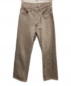 AURALEEオーラリー）の古着「HARD TWIST FADED BROWN DENIMN 5P PANT」｜ブラウン