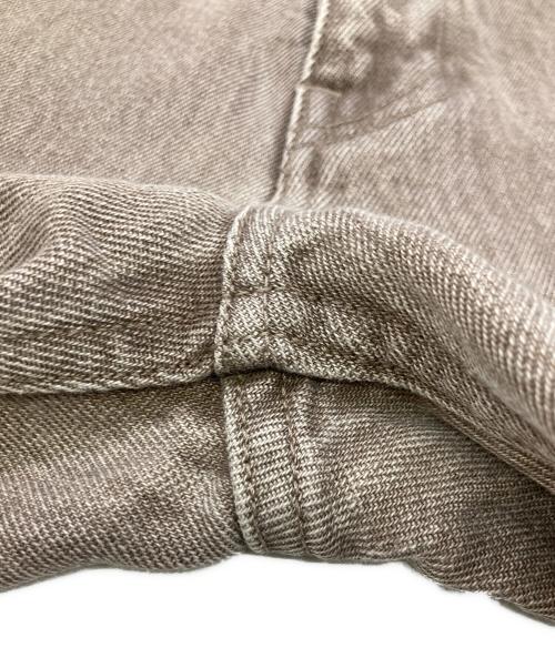 AURALEE（オーラリー）AURALEE (オーラリー) HARD TWIST FADED BROWN DENIMN 5P PANT ブラウン サイズ:25の古着・服飾アイテム