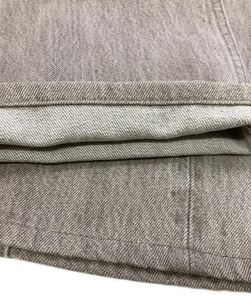 AURALEE（オーラリー）AURALEE (オーラリー) HARD TWIST FADED BROWN DENIMN 5P PANT ブラウン サイズ:25の古着・服飾アイテム