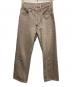 AURALEE（オーラリー）の古着「HARD TWIST FADED BROWN DENIMN 5P PANT」｜ブラウン