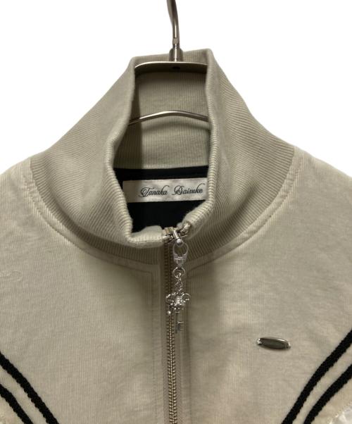 Tanaka Daisuke（タナカ ダイスケ）Tanaka Daisuke (タナカ ダイスケ) FRILL CORDUROY TRACK JACKET ベージュ×ブラック サイズ:Fの古着・服飾アイテム