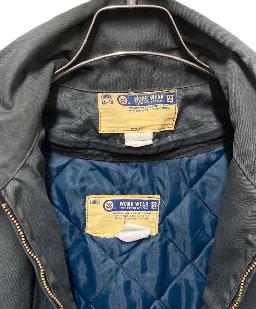 WORK WEAR（ワークウェア）WORK WEAR (ワークウェア) 70-80sワークジャケット グレー サイズ:Lの古着・服飾アイテム