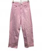 JOHN MASON SMITHジョンメイソンスミス）の古着「13.5 oz DENIM 5 POCKET PANTS」｜ピンク