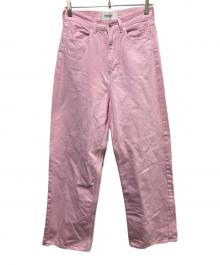 JOHN MASON SMITH（ジョンメイソンスミス）の古着「13.5 oz DENIM 5 POCKET PANTS」｜ピンク