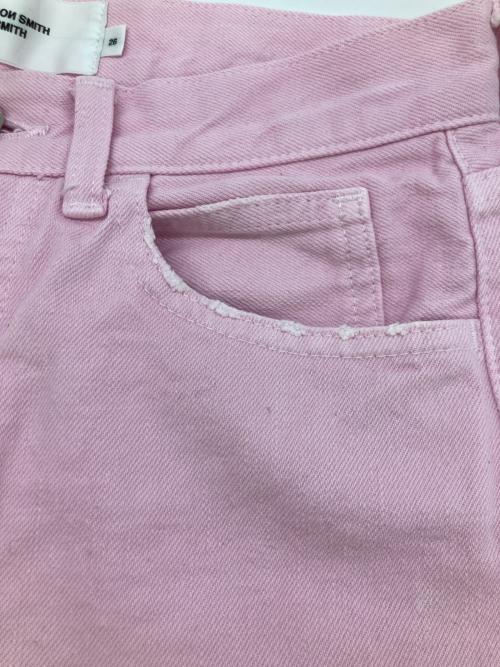 JOHN MASON SMITH（ジョンメイソンスミス）JOHN MASON SMITH (ジョンメイソンスミス) 13.5 oz DENIM 5 POCKET PANTS ピンク サイズ:26の古着・服飾アイテム