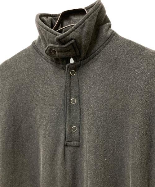 JOHN MASON SMITH（ジョンメイソンスミス）JOHN MASON SMITH (ジョンメイソンスミス) FROSTING CF ハーフスナップスウェット グレー サイズ:Lの古着・服飾アイテム