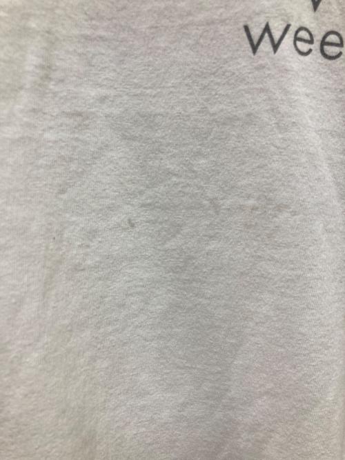 CINDER BLOCK（シンダーブロック）CINDER BLOCK (シンダーブロック) WEEZER 90sバンドプリントリンガーTシャツ ホワイト サイズ:Lの古着・服飾アイテム