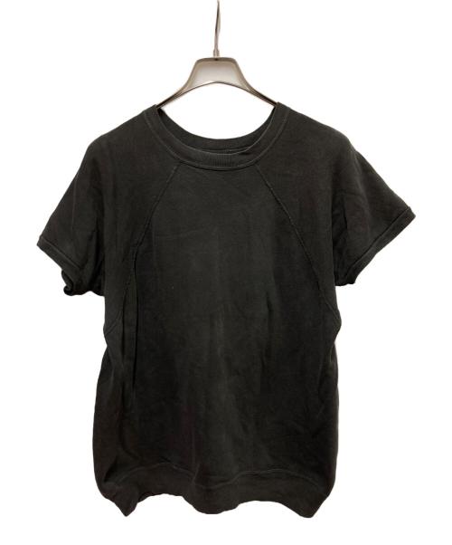 USED（USED）USED (ユーズド) ショートスリーブラグランスウェット ブラック サイズ:‐の古着・服飾アイテム