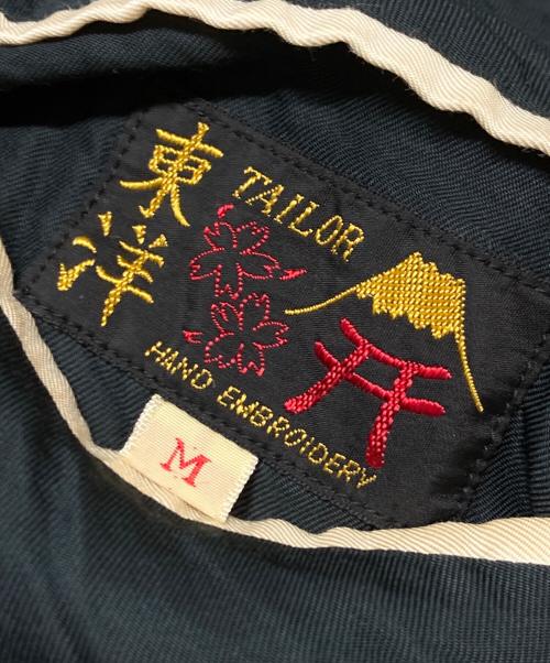 東洋エンタープライズ（トウヨウエンタープライズ）東洋エンタープライズ (トウヨウエンタープライズ) スカジャン ブラック×ブルー サイズ:Mの古着・服飾アイテム