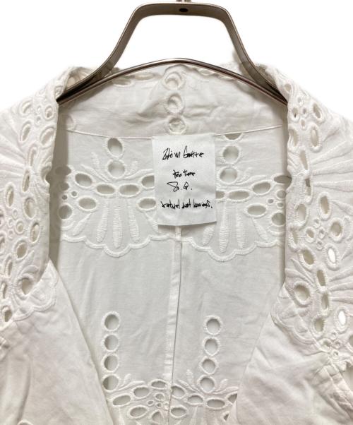 Whim Gazette（ウィムガゼット）Whim Gazette (ウィムガゼット) レースジャケット ホワイト サイズ:Fの古着・服飾アイテム