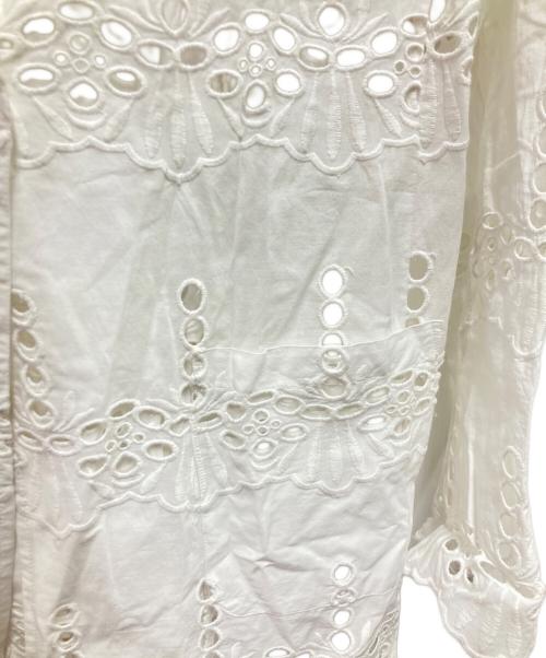 Whim Gazette（ウィムガゼット）Whim Gazette (ウィムガゼット) レースジャケット ホワイト サイズ:Fの古着・服飾アイテム