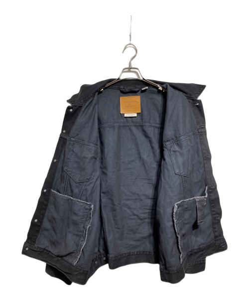 LEVI'S PReMIUM（リーバイス プレミアム）LEVI'S PReMIUM (リーバイス プレミアム) TYPEⅢ リラックスフィット トラッカージャケット/Type III Relaxed Fit Trucker Jacket ブラック サイズ:XLの古着・服飾アイテム