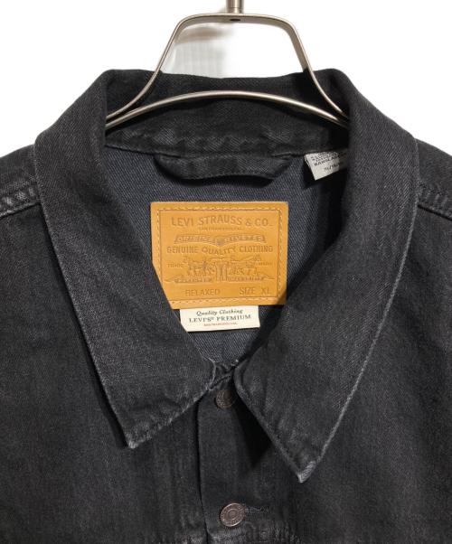 LEVI'S PReMIUM（リーバイス プレミアム）LEVI'S PReMIUM (リーバイス プレミアム) TYPEⅢ リラックスフィット トラッカージャケット/Type III Relaxed Fit Trucker Jacket ブラック サイズ:XLの古着・服飾アイテム