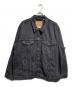 LEVI'S PReMIUM（リーバイス プレミアム）の古着「TYPEⅢ リラックスフィット トラッカージャケット/Type III Relaxed Fit Trucker Jacket」｜ブラック