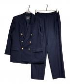 Burberry'sバーバリーズ）の古着「紺ブレセットアップ/Navy blazer matching set」｜ネイビー