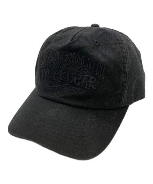 stussy（ステューシー）stussy (ステューシー) WAXED WORKGEAR TRUCKER ブラック サイズ:OSFAの古着・服飾アイテム