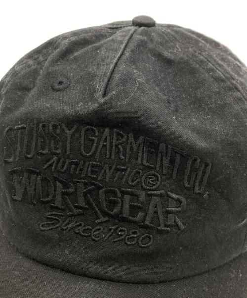 stussy（ステューシー）stussy (ステューシー) WAXED WORKGEAR TRUCKER ブラック サイズ:OSFAの古着・服飾アイテム