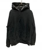 SUPREMEシュプリーム）の古着「Channel Hooded Sweatshirt」｜ブラック