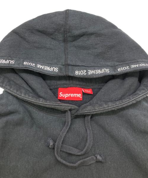 SUPREME（シュプリーム）SUPREME (シュプリーム) Channel Hooded Sweatshirt ブラック サイズ:Mの古着・服飾アイテム
