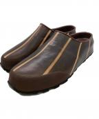 ASAHISATOアサヒサトウ）の古着「PATINE MULE」｜ブラウン