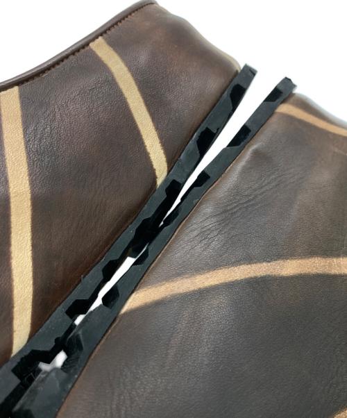 ASAHISATO（アサヒサトウ）ASAHISATO (アサヒサトウ) PATINE MULE ブラウン サイズ:27cmの古着・服飾アイテム