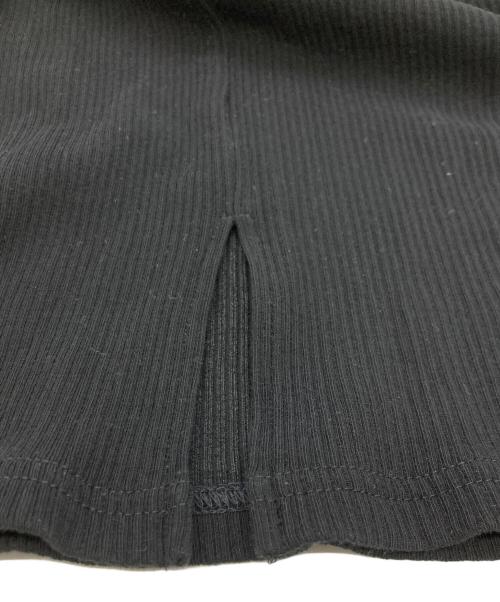 MAISON SPECIAL（メゾンスペシャル）MAISON SPECIAL (メゾンスペシャル) アシンメトリーカットソー ブラック サイズ:FREEの古着・服飾アイテム