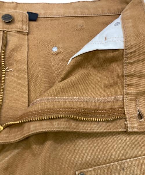 CarHartt（カーハート）CarHartt (カーハート) WASHED-DUCK DOUBLE-FRONT WORK DUNGAREE ブラウン サイズ:36の古着・服飾アイテム