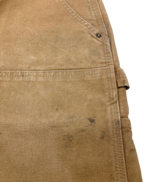 CarHartt（カーハート）CarHartt (カーハート) WASHED-DUCK DOUBLE-FRONT WORK DUNGAREE ブラウン サイズ:36の古着・服飾アイテム