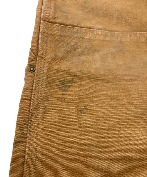 CarHartt（カーハート）CarHartt (カーハート) WASHED-DUCK DOUBLE-FRONT WORK DUNGAREE ブラウン サイズ:36の古着・服飾アイテム