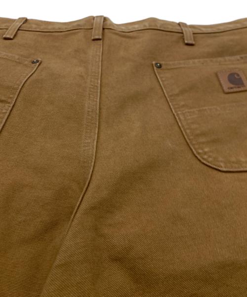 CarHartt（カーハート）CarHartt (カーハート) WASHED-DUCK DOUBLE-FRONT WORK DUNGAREE ブラウン サイズ:36の古着・服飾アイテム