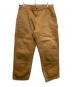 CarHartt（カーハート）の古着「WASHED-DUCK DOUBLE-FRONT WORK DUNGAREE」｜ブラウン
