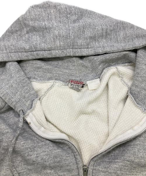 McGREGOR（マックレガー）McGREGOR (マックレガー) 80s 裏サーマルジップパーカー グレー サイズ:2Xの古着・服飾アイテム