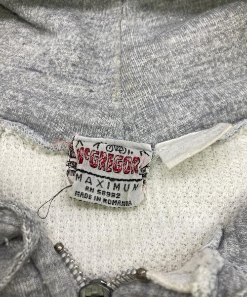 McGREGOR（マックレガー）McGREGOR (マックレガー) 80s 裏サーマルジップパーカー グレー サイズ:2Xの古着・服飾アイテム