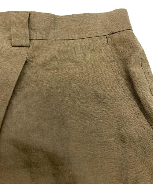 ZANETTI（ザネッティ）ZANETTI (ザネッティ) リネンパンツ ブラウン サイズ:56の古着・服飾アイテム