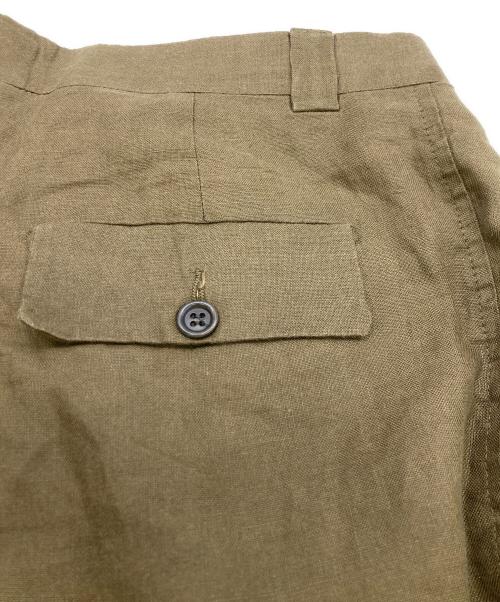 ZANETTI（ザネッティ）ZANETTI (ザネッティ) リネンパンツ ブラウン サイズ:56の古着・服飾アイテム