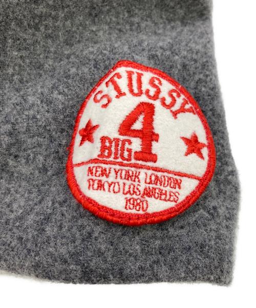 stussy（ステューシー）stussy (ステューシー) 90s 18周年ウール ベースボールシャツ グレー サイズ:Lの古着・服飾アイテム