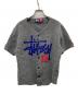 stussy（ステューシー）の古着「90s 18周年ウール ベースボールシャツ」｜グレー