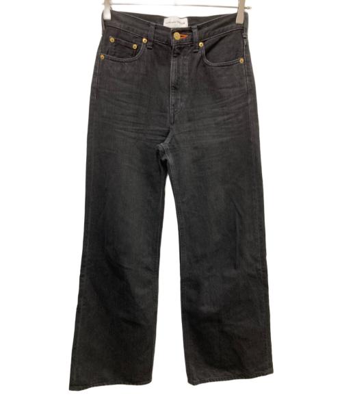 Tu es mon TRESOR（トゥ エ モン トレゾア）Tu es mon TRESOR (トゥ エ モン トレゾア) the amber jean デニムパンツ ブラック サイズ:25の古着・服飾アイテム