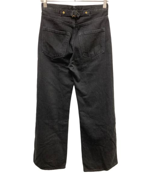 Tu es mon TRESOR（トゥ エ モン トレゾア）Tu es mon TRESOR (トゥ エ モン トレゾア) the amber jean デニムパンツ ブラック サイズ:25の古着・服飾アイテム