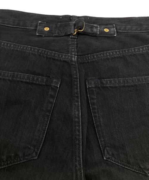 Tu es mon TRESOR（トゥ エ モン トレゾア）Tu es mon TRESOR (トゥ エ モン トレゾア) the amber jean デニムパンツ ブラック サイズ:25の古着・服飾アイテム