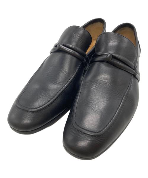 GUCCI（グッチ）GUCCI (グッチ) フラットソールローファー/Flat-soled loafers ブラック サイズ:40　1/2の古着・服飾アイテム
