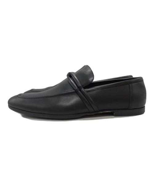 GUCCI（グッチ）GUCCI (グッチ) フラットソールローファー/Flat-soled loafers ブラック サイズ:40　1/2の古着・服飾アイテム