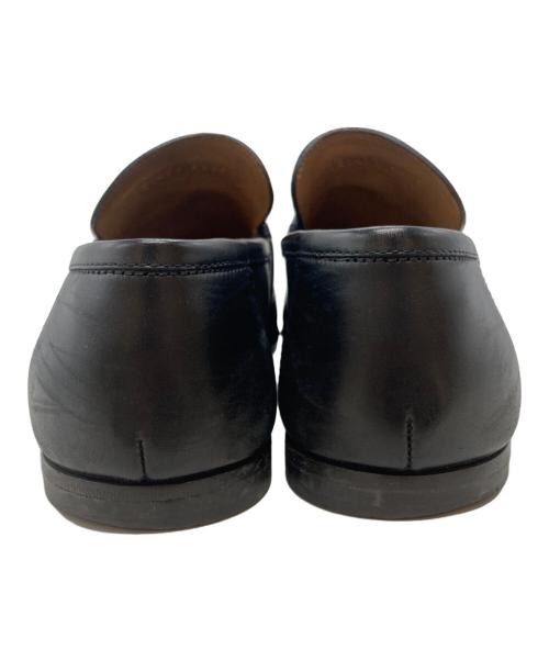 GUCCI（グッチ）GUCCI (グッチ) フラットソールローファー/Flat-soled loafers ブラック サイズ:40　1/2の古着・服飾アイテム