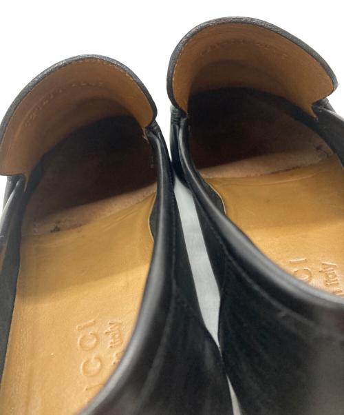 GUCCI（グッチ）GUCCI (グッチ) フラットソールローファー/Flat-soled loafers ブラック サイズ:40　1/2の古着・服飾アイテム