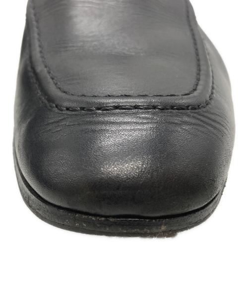 GUCCI（グッチ）GUCCI (グッチ) フラットソールローファー/Flat-soled loafers ブラック サイズ:40　1/2の古着・服飾アイテム